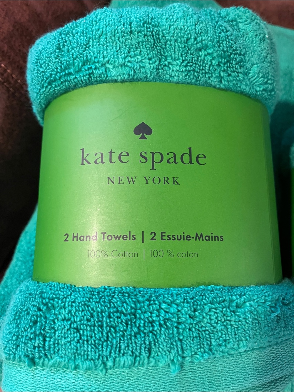 kate spade green towel set - Picture 3 of 4